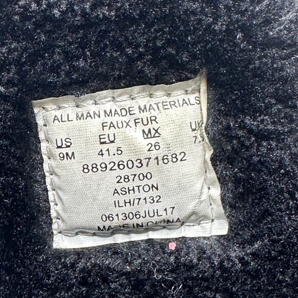 totes Size 9 Black Ashton Faux Fur Pull on Buckled Knee High Boots Fall Winter - Picture 8 of 12